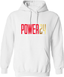 Hoodies - Power 24 Session I 2026 (Red& Gold Bold Inline Wordmark)