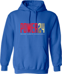 Hoodies - Power 24 Session I 2026 (Red& Gold Bold Inline Wordmark)