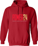 Hoodies - Power 24 Session I 2026 (Red& Gold Bold Inline Wordmark)
