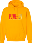 Hoodies - Power 24 Session I 2026 (Red& Gold Bold Inline Wordmark)