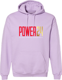 Hoodies - Power 24 Session I 2026 (Red& Gold Bold Inline Wordmark)