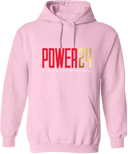 Hoodies - Power 24 Session I 2026 (Red& Gold Bold Inline Wordmark)