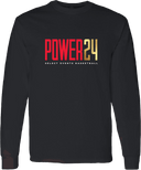 Long Sleeves - Power 24 Session I 2026 (Red& Gold Bold Inline Wordmark)