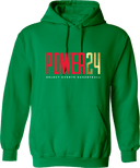 Hoodies - Power 24 Session I 2026 (Red& Gold Bold Inline Wordmark)