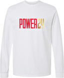 Long Sleeves - Power 24 Session I 2026 (Red& Gold Bold Inline Wordmark)