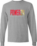 Long Sleeves - Power 24 Session I 2026 (Red& Gold Bold Inline Wordmark)
