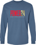 Long Sleeves - Power 24 Session I 2026 (Red& Gold Bold Inline Wordmark)