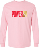Long Sleeves - Power 24 Session I 2026 (Red& Gold Bold Inline Wordmark)