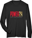 Performance Long Sleeves - Power 24 Session I 2026 (Red& Gold Bold Inline Wordmark)
