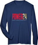 Performance Long Sleeves - Power 24 Session I 2026 (Red& Gold Bold Inline Wordmark)