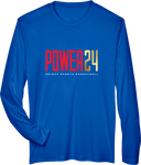 Performance Long Sleeves - Power 24 Session I 2026 (Red& Gold Bold Inline Wordmark)
