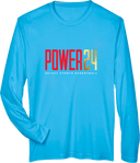 Performance Long Sleeves - Power 24 Session I 2026 (Red& Gold Bold Inline Wordmark)