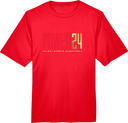 Performance Short Sleeves - Power 24 Session I 2026 (Red& Gold Bold Inline Wordmark)