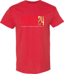 Short Sleeves - Power 24 Session I 2026 (Red& Gold Bold Inline Wordmark)