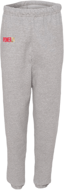 Sweatpants - Power 24 Session I 2026 (Red& Gold Bold Inline Wordmark)