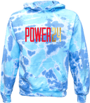 Tie-Dye Hoodies - Power 24 Session I 2026 (Red& Gold Bold Inline Wordmark)