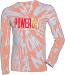 Tie-Dye Long Sleeves - Power 24 Session I 2026 (Red& Gold Bold Inline Wordmark)