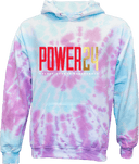 Tie-Dye Hoodies - Power 24 Session I 2026 (Red& Gold Bold Inline Wordmark)