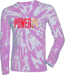 Tie-Dye Long Sleeves - Power 24 Session I 2026 (Red& Gold Bold Inline Wordmark)