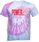 Tie-Dye Short Sleeves - Power 24 Session I 2026 (Red& Gold Bold Inline Wordmark)