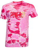 Tie-Dye Short Sleeves - Power 24 Session I 2026 (Red& Gold Bold Inline Wordmark)