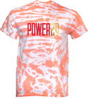 Tie-Dye Short Sleeves - Power 24 Session I 2026 (Red& Gold Bold Inline Wordmark)