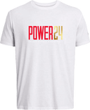 Under Armour Athletics Short Sleeve - Power 24 Session I 2026 (Red& Gold Bold Inline Wordmark)