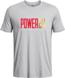 Under Armour Athletics Short Sleeve - Power 24 Session I 2026 (Red& Gold Bold Inline Wordmark)