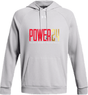 Under Armour Rival Fleece Hoodie - Power 24 Session I 2026 (Red& Gold Bold Inline Wordmark)