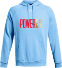 Under Armour Rival Fleece Hoodie - Power 24 Session I 2026 (Red& Gold Bold Inline Wordmark)