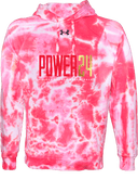 Under Armour Rival Fleece Hoodie Tie-Dye - Power 24 Session I 2026 (Red& Gold Bold Inline Wordmark)