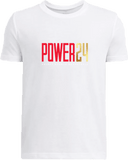 Under Armour Tech Team Short Sleeve - Power 24 Session I 2026 (Red& Gold Bold Inline Wordmark)