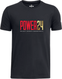 Under Armour Tech Team Short Sleeve - Power 24 Session I 2026 (Red& Gold Bold Inline Wordmark)