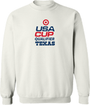 Crew Sweatshirt - USA CUP Qualifier Texas 2026 - vertical red and blue