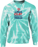 Crew Sweatshirt - USA CUP Qualifier Texas 2026 - vertical red and blue