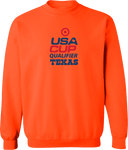 Crew Sweatshirt - USA CUP Qualifier Texas 2026 - vertical red and blue