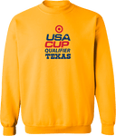 Crew Sweatshirt - USA CUP Qualifier Texas 2026 - vertical red and blue