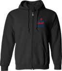 Full Zip Hoodies - USA CUP Qualifier Texas 2026 - vertical red and blue