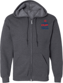 Full Zip Hoodies - USA CUP Qualifier Texas 2026 - vertical red and blue