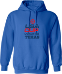 Hoodies - USA CUP Qualifier Texas 2026 - vertical red and blue