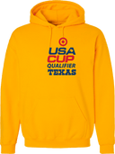 Hoodies - USA CUP Qualifier Texas 2026 - vertical red and blue