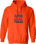 Hoodies - USA CUP Qualifier Texas 2026 - vertical red and blue
