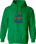 Hoodies - USA CUP Qualifier Texas 2026 - vertical red and blue