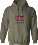 Hoodies - USA CUP Qualifier Texas 2026 - vertical red and blue