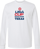 Long Sleeves - USA CUP Qualifier Texas 2026 - vertical red and blue