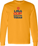 Long Sleeves - USA CUP Qualifier Texas 2026 - vertical red and blue