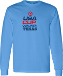 Long Sleeves - USA CUP Qualifier Texas 2026 - vertical red and blue