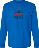 Long Sleeves - USA CUP Qualifier Texas 2026 - vertical red and blue