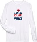 Performance Long Sleeves - USA CUP Qualifier Texas 2026 - vertical red and blue