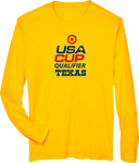 Performance Long Sleeves - USA CUP Qualifier Texas 2026 - vertical red and blue